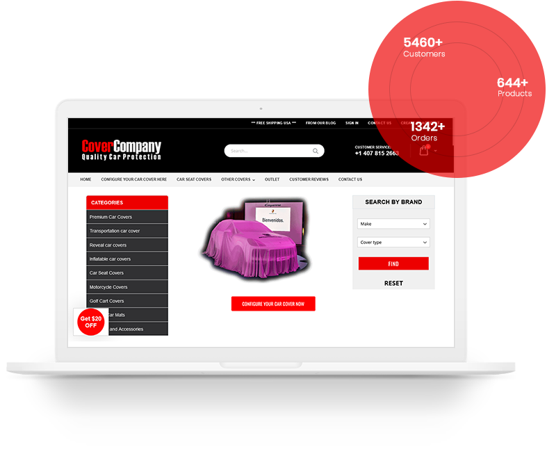 Cover Company Client's Project Portfolio