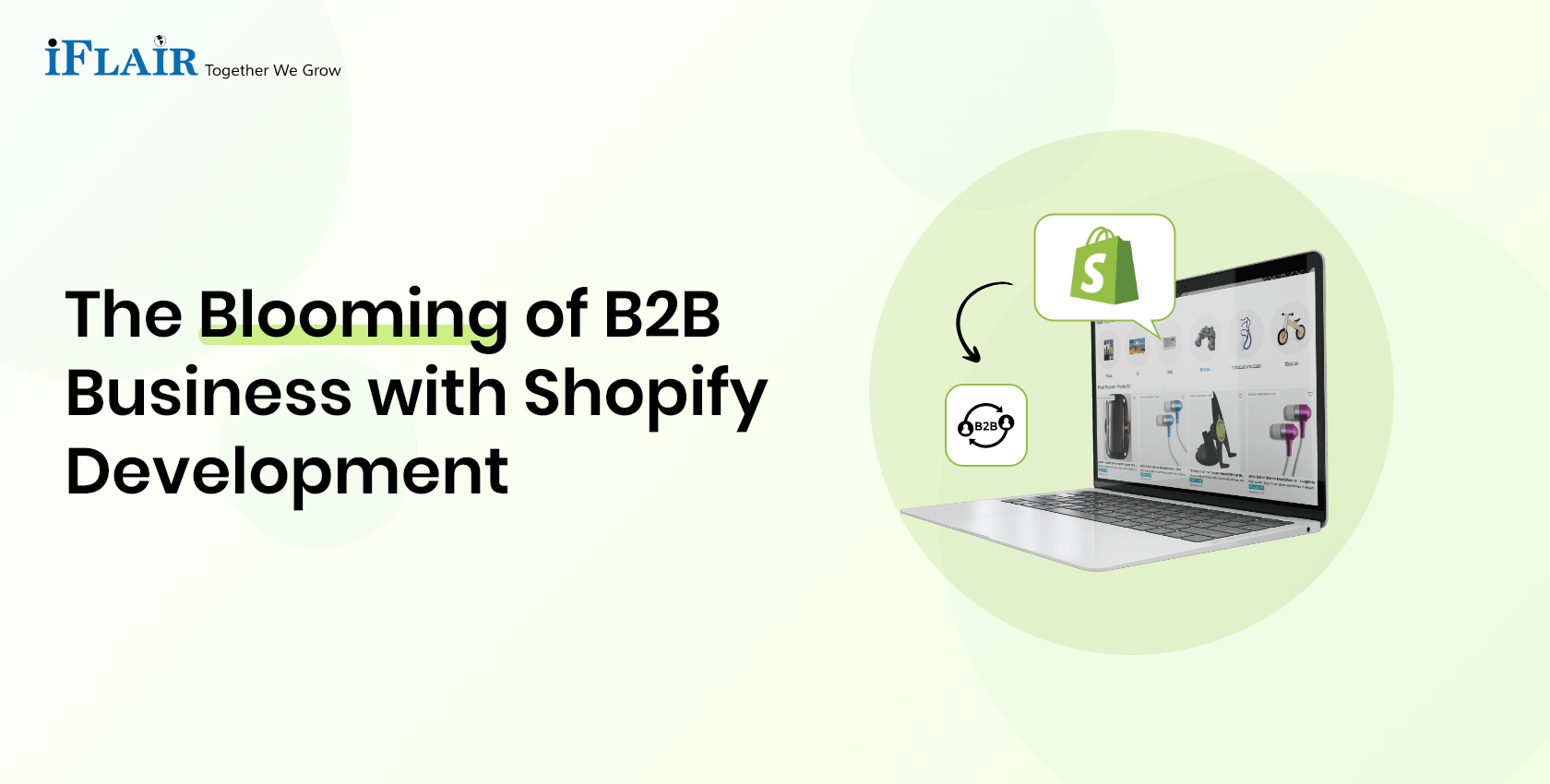b2b business with shopify development