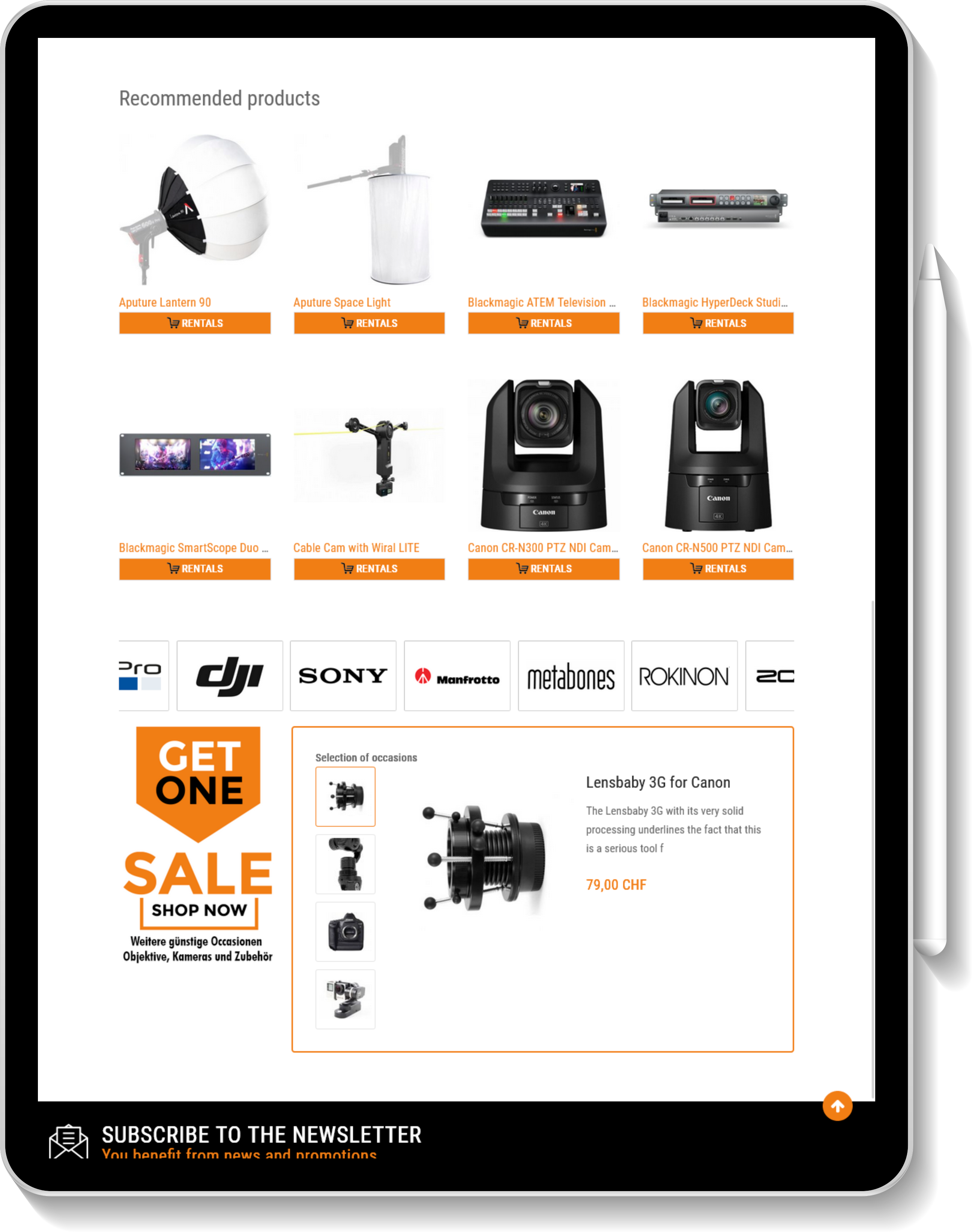 lensrent Client's Project Portfolio 2