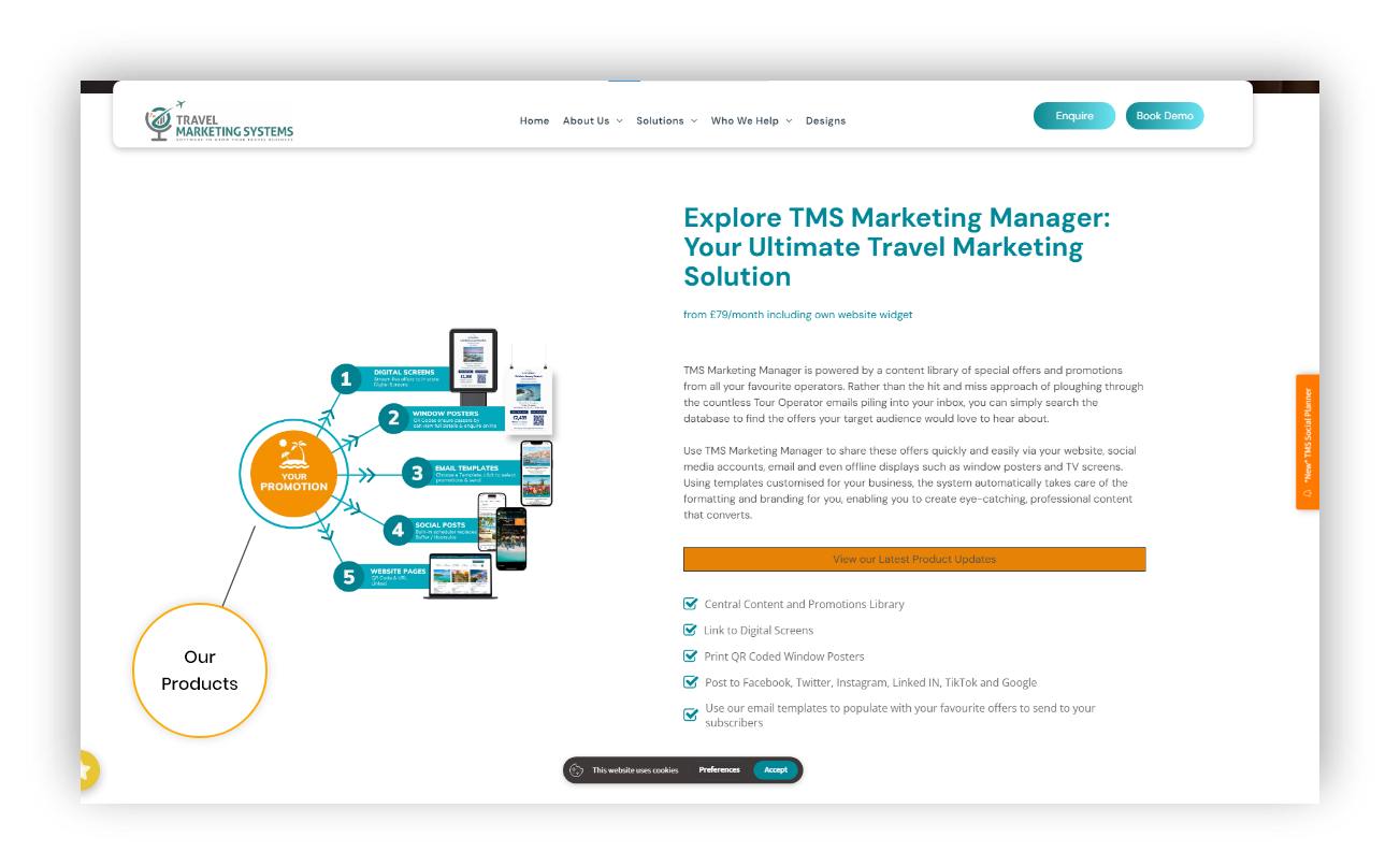 Travel Marketing System