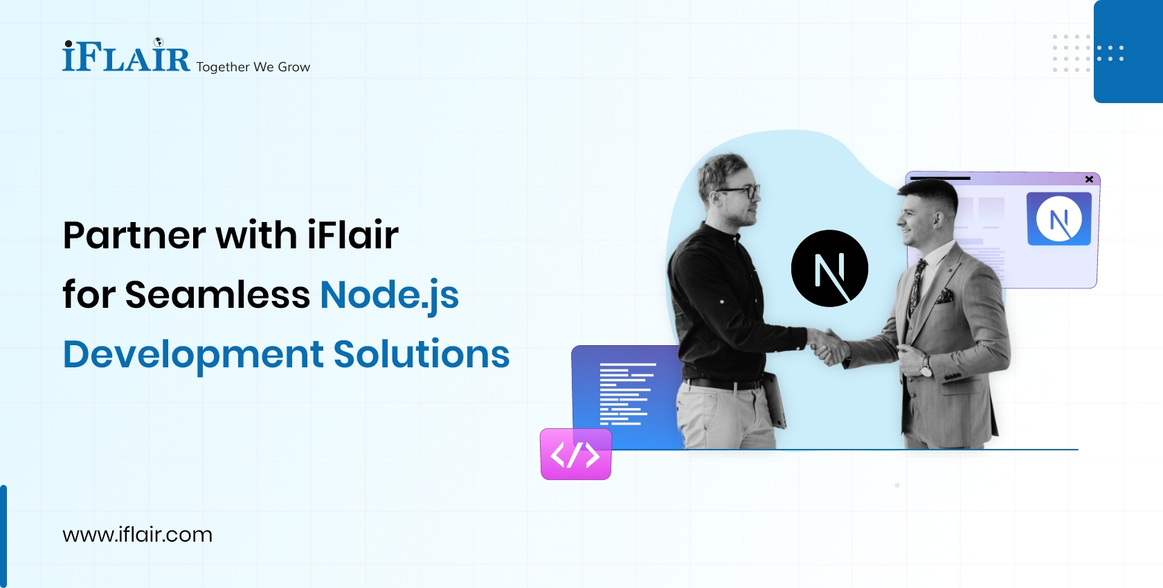 Partner with iFlair for Seamless Node.js Development Solutions