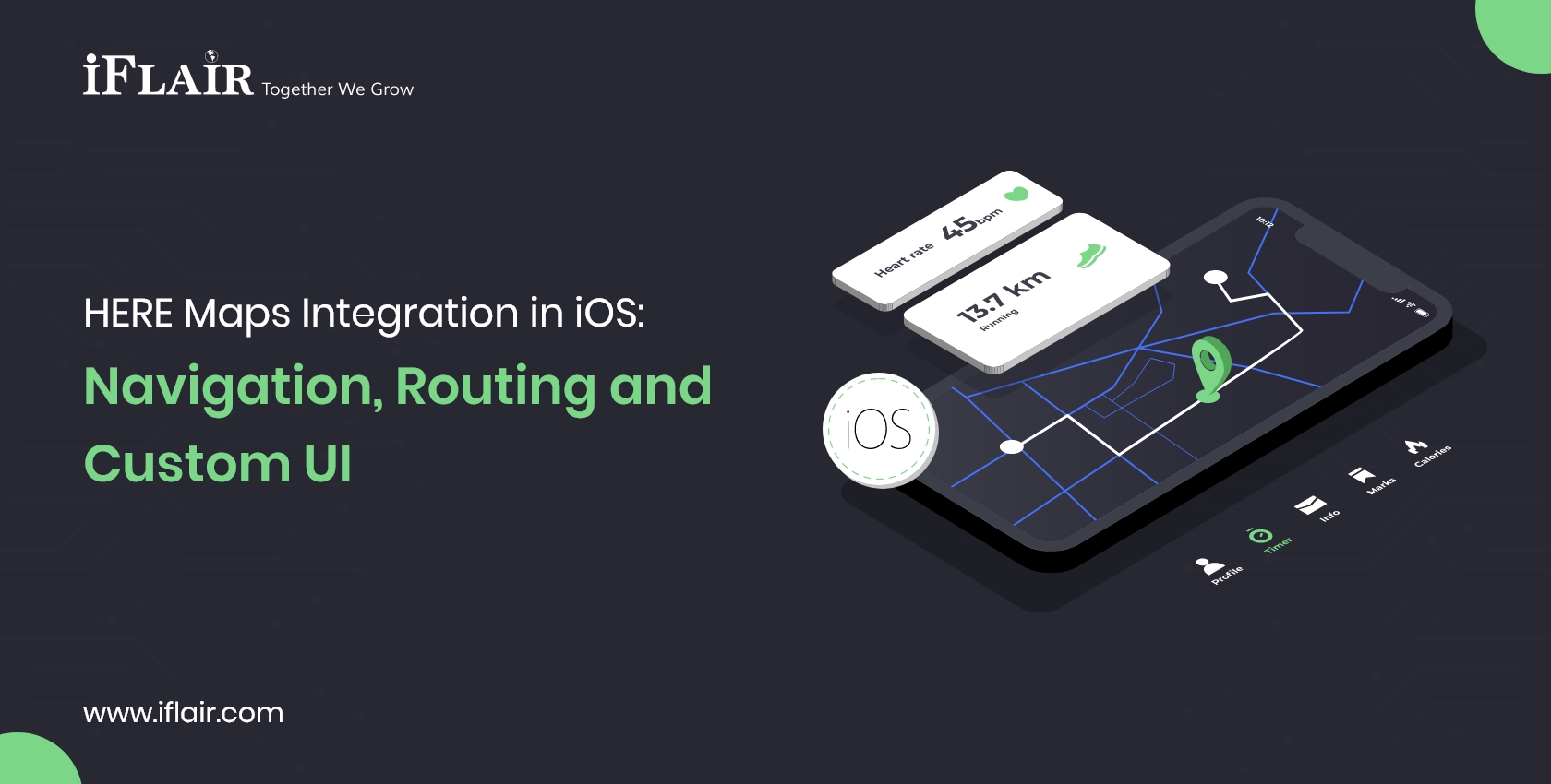 HERE Maps Integration in iOS Navigation Routing and Custom UI