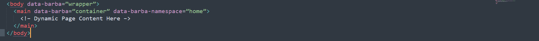 Structure Your HTML for Barba.js