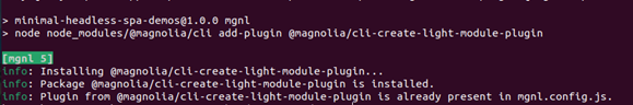 Magnolia Module development