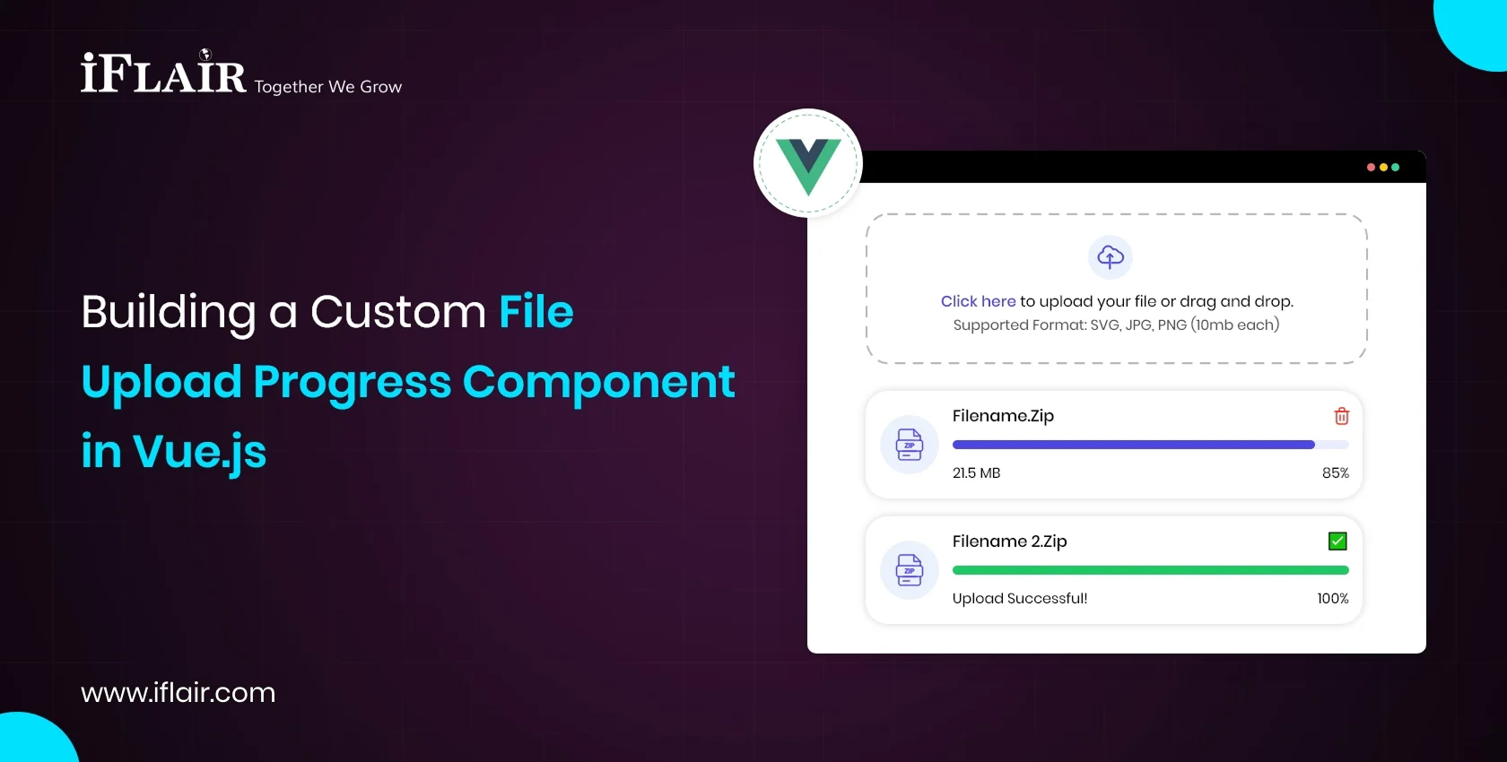 Building a Custom File Upload Progress Component in Vue.js