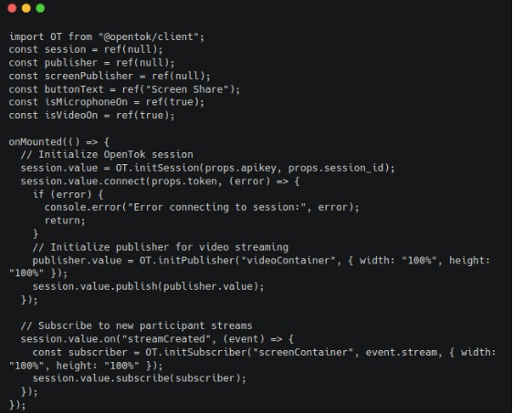 Video Conference Interface 2