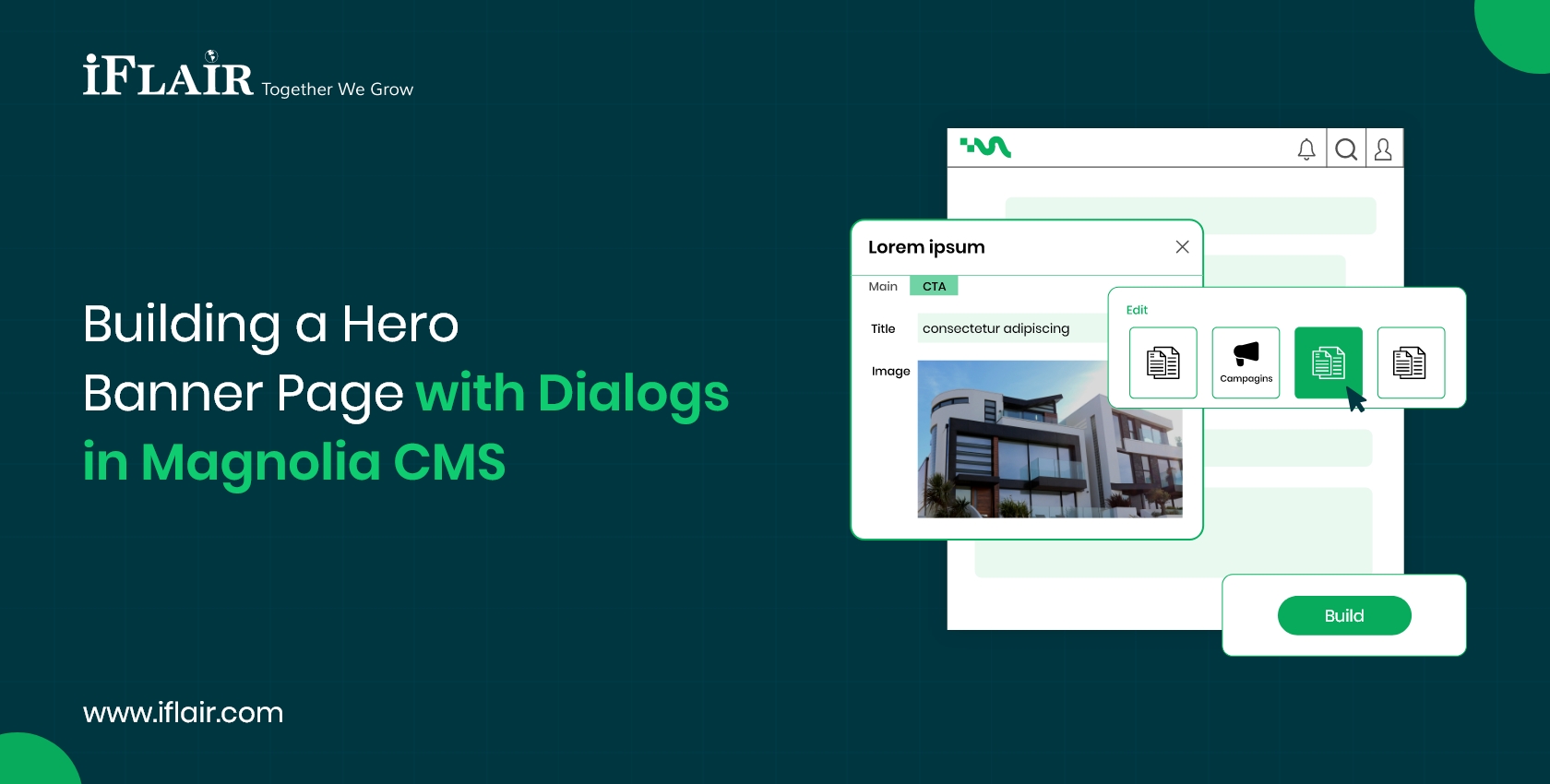 Building a Hero Banner Page with Dialogs in Magnolia CMS