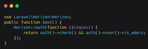 Secure Horizon Dashboard
