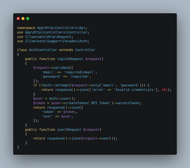 API Authentication with Laravel 6