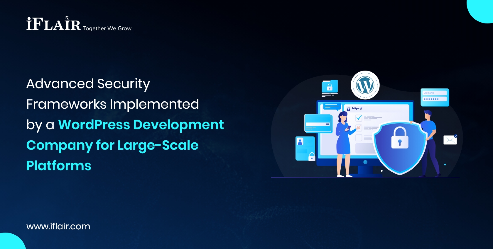 Advanced Security Frameworks Implemented by a WordPress Development Company for Large-ScalePlatforms