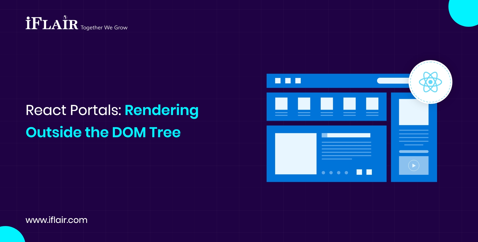 React Portals RenderingOutside the DOM Tree