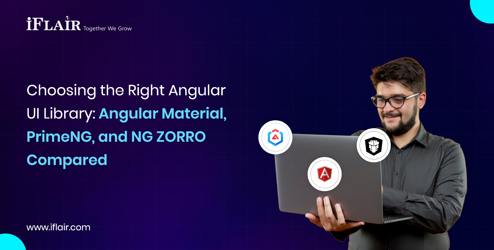 Choosing the Right AngularUI Library Angular Material,PrimeNG, and NG ZORROCompared