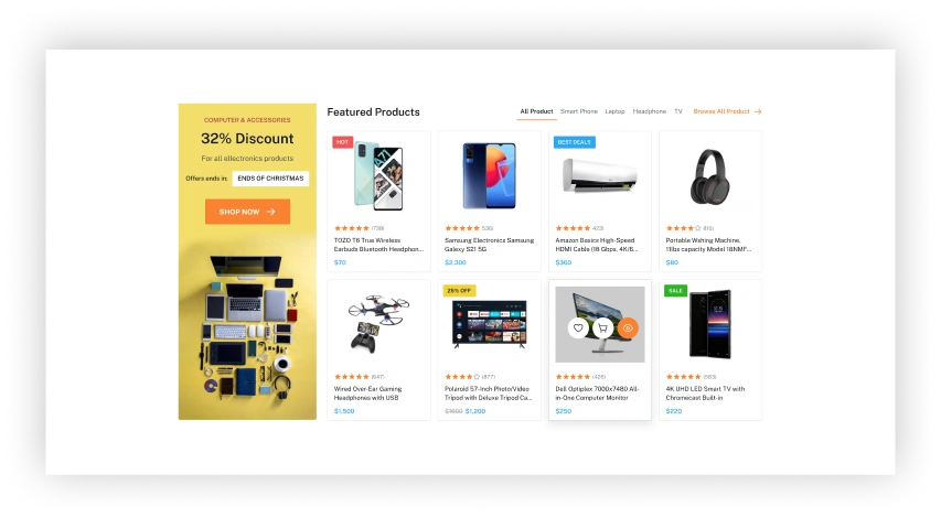 E-commerce Web API Platform Feature Product