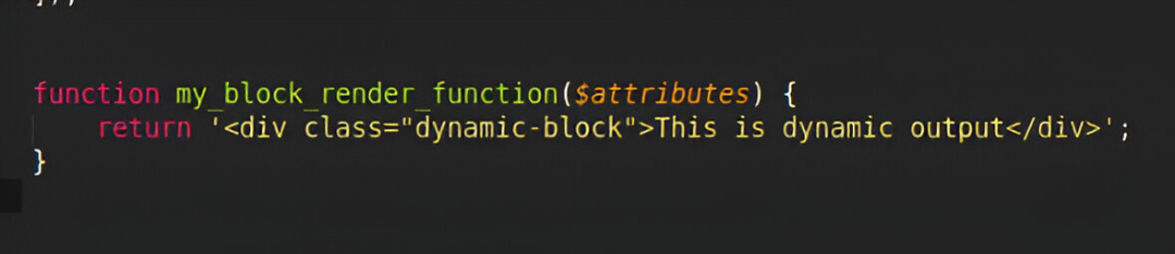 Example Render Function