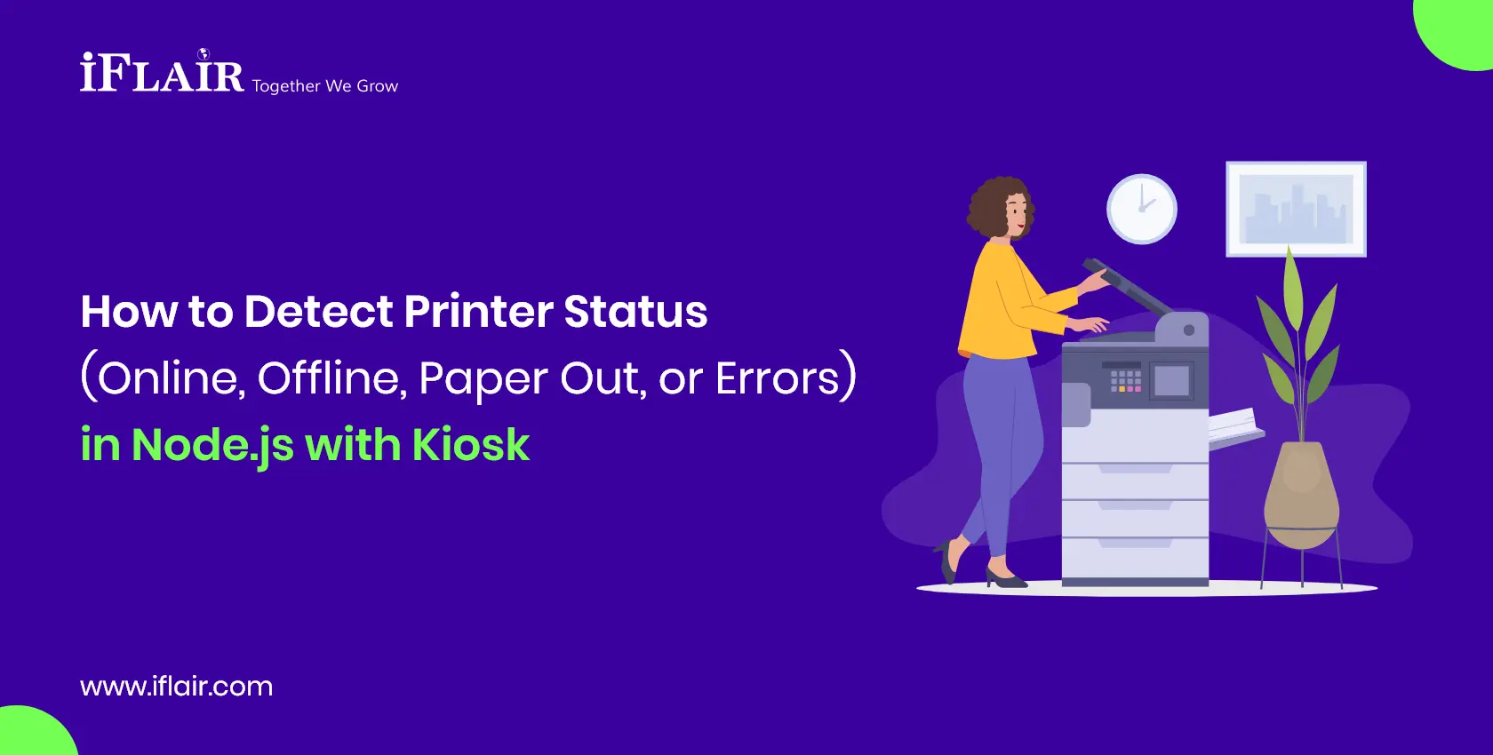 How to Detect Printer Status (Online, Offline, Paper Out, or Errors) in Node JS