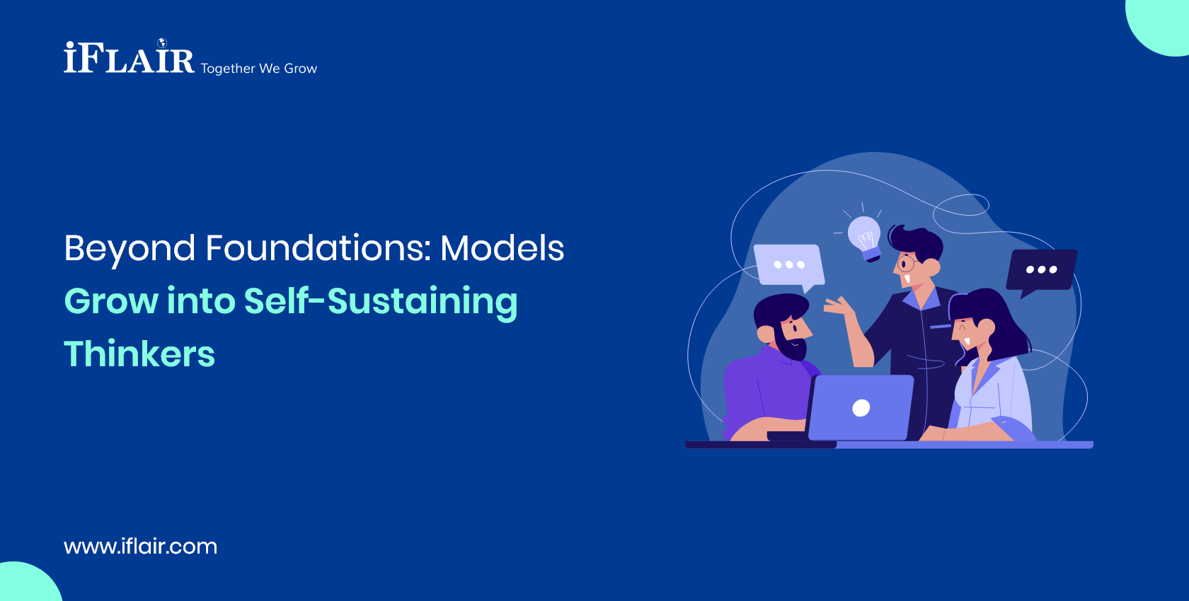 Beyond Foundations: Models Grow into Self-Sustaining Thinkers